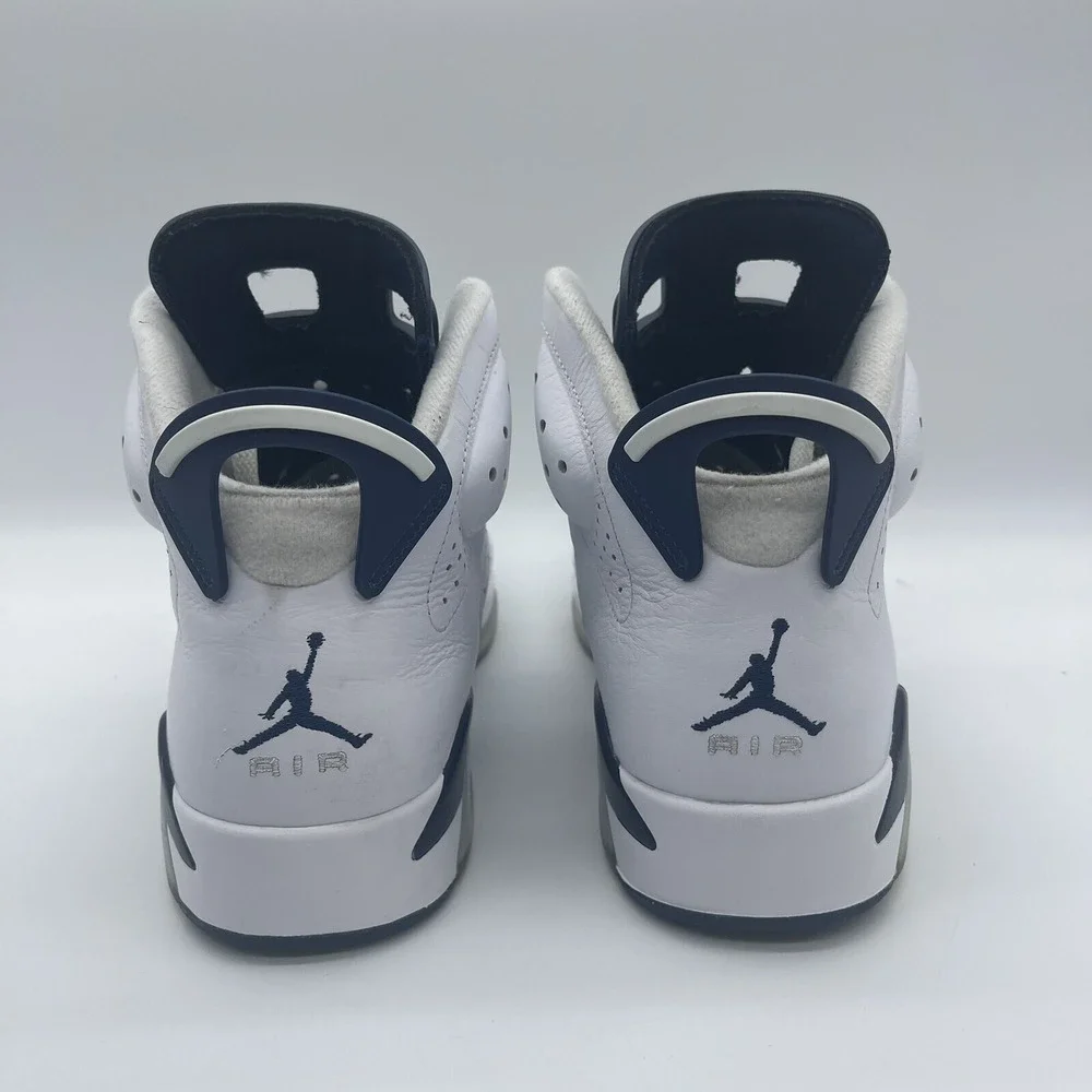 Nike CT8529-141 Air Jordan 6 Retro Men's Size 9.5 'Midnight Navy' Sneakers LEGIT